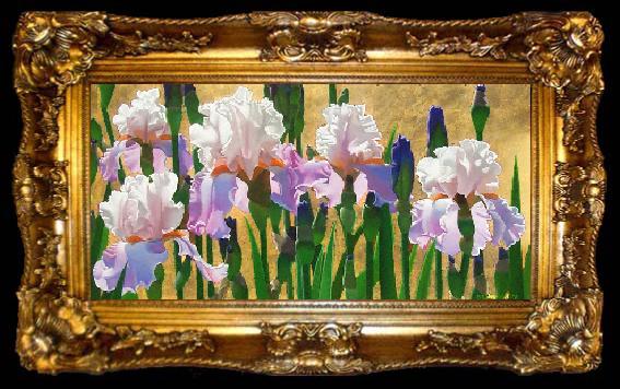 framed  unknow artist Still life floral, all kinds of reality flowers oil painting  79, ta009-2